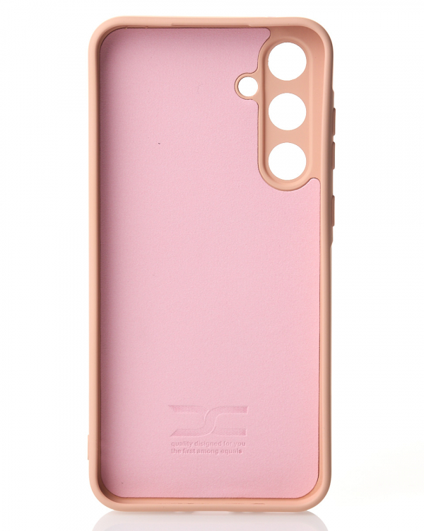 Силиконовый чехол SOFT Silicone Case для Samsung A35 (без лого) пудра