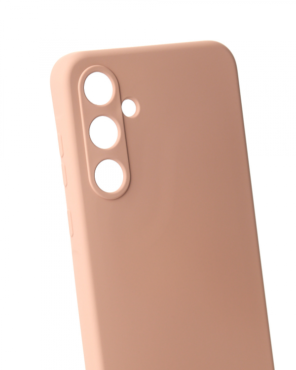 Силиконовый чехол SOFT Silicone Case для Samsung A35 (без лого) пудра