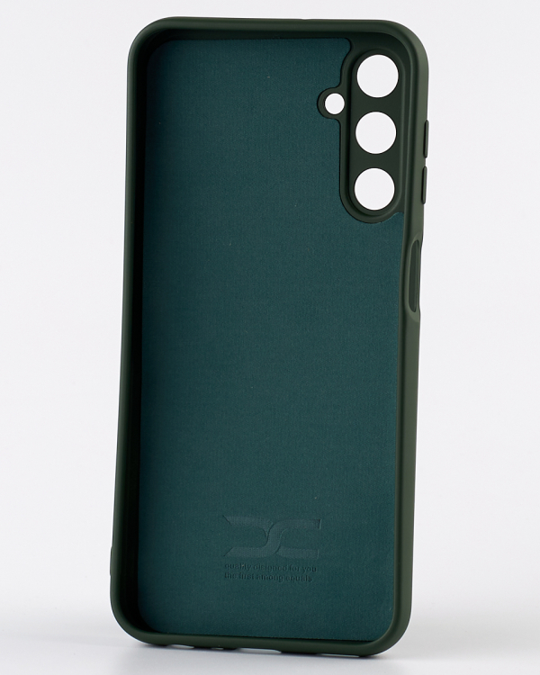 Силиконовый чехол SOFT Silicone Case для Samsung A24 4G (без лого) темно-зеленый