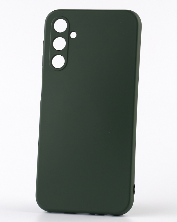 Силиконовый чехол SOFT Silicone Case для Samsung A24 4G (без лого) темно-зеленый