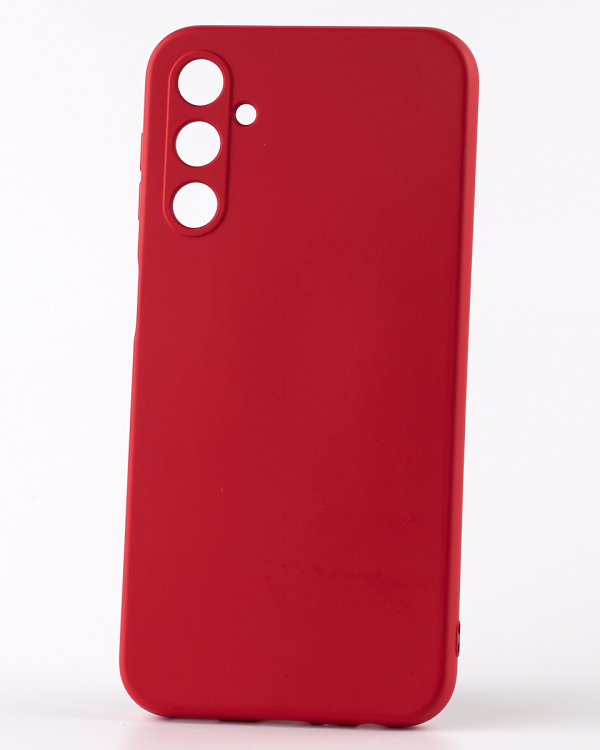Силиконовый чехол SOFT Silicone Case для Samsung A24 4G (без лого) красный