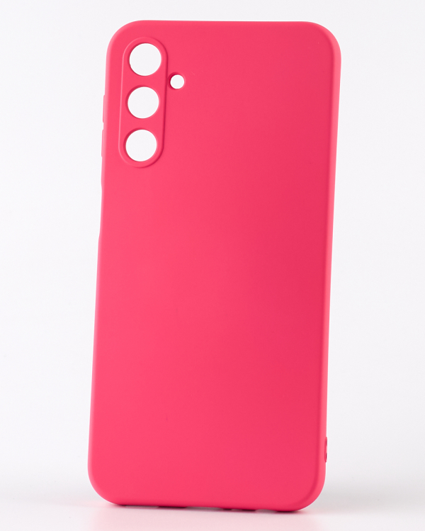 Силиконовый чехол SOFT Silicone Case для Samsung A24 4G (без лого) малиновый