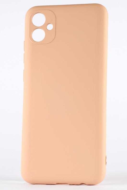 Силиконовый чехол SOFT Silicone Case для Samsung A04e (без лого) пудра