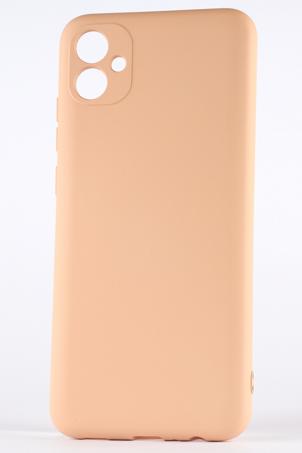 Силиконовый чехол SOFT Silicone Case для Samsung A04e (без лого) пудра