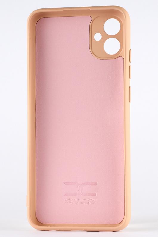 Силиконовый чехол SOFT Silicone Case для Samsung A04e (без лого) пудра