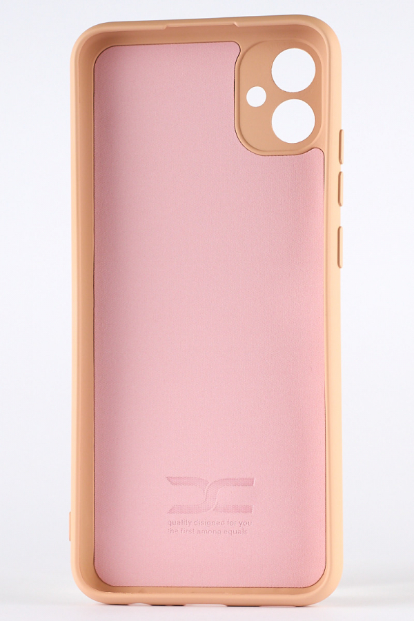 Силиконовый чехол SOFT Silicone Case для Samsung A04e (без лого) пудра