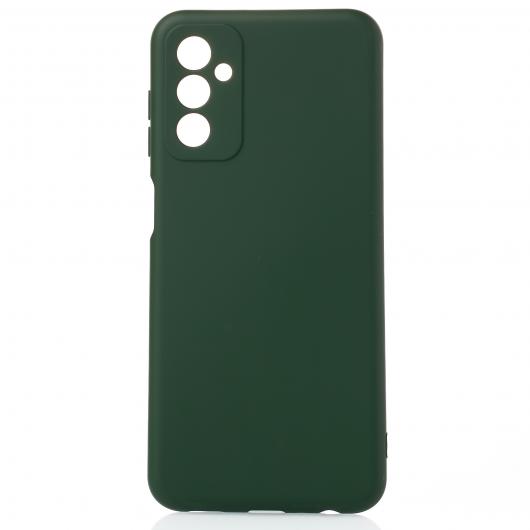 Силиконовый чехол SOFT Silicone Case для Samsung M13 4G (без лого) темно-зеленый