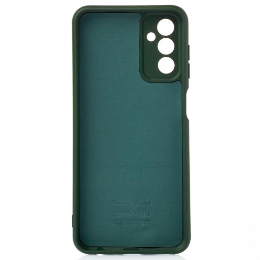 Силиконовый чехол SOFT Silicone Case для Samsung M13 4G (без лого) темно-зеленый