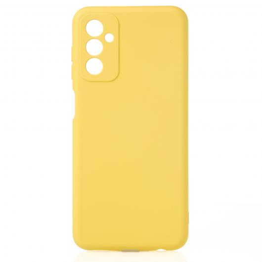 Силиконовый чехол SOFT Silicone Case для Samsung M13 4G (без лого) лимонный