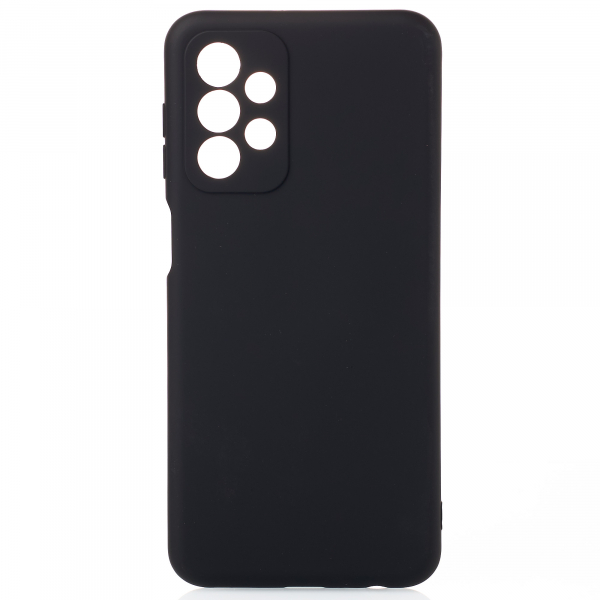 Силиконовый чехол SOFT Silicone Case для Samsung A23 (без лого) черный