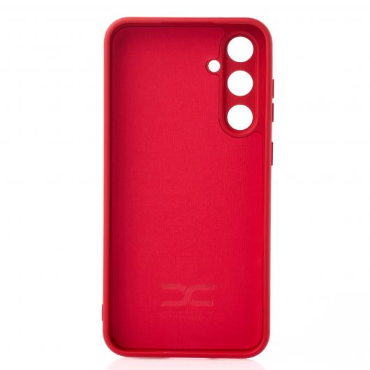 Силиконовый чехол SOFT Silicone Case для Samsung S23 FE (без лого) красный