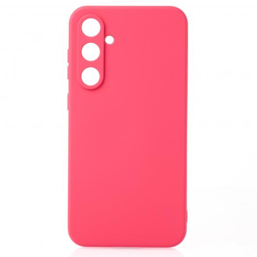 Силиконовый чехол SOFT Silicone Case для Samsung S23 FE (без лого) малиновый