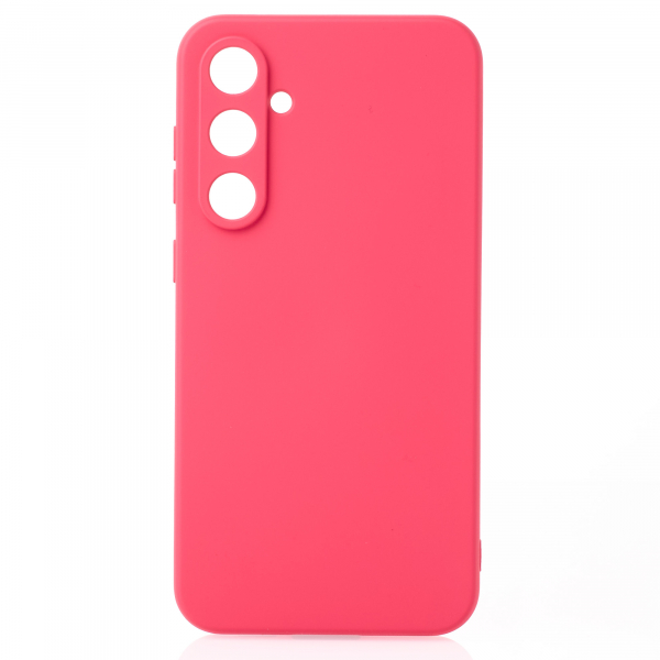 Силиконовый чехол SOFT Silicone Case для Samsung S23 FE (без лого) малиновый