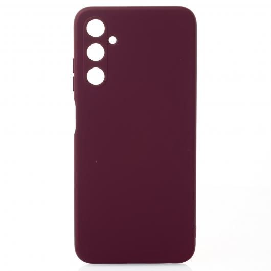 Силиконовый чехол SOFT Silicone Case для Samsung A05S (без лого) бордовый