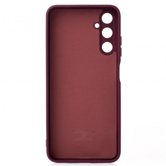 Силиконовый чехол SOFT Silicone Case для Samsung A05S (без лого) бордовый