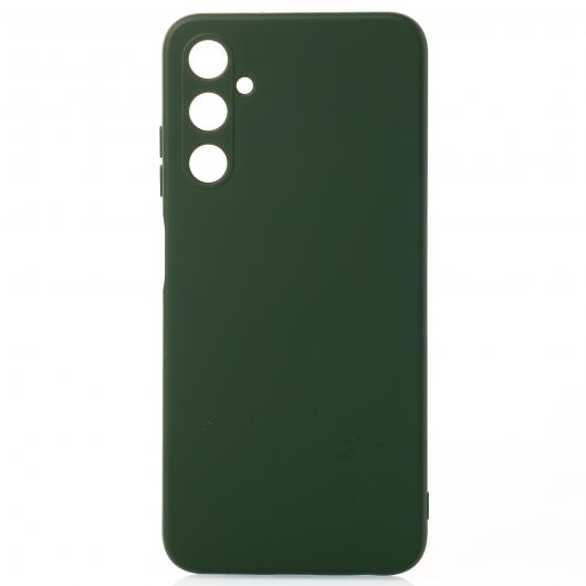 Силиконовый чехол SOFT Silicone Case для Samsung A05S (без лого) темно-зеленый