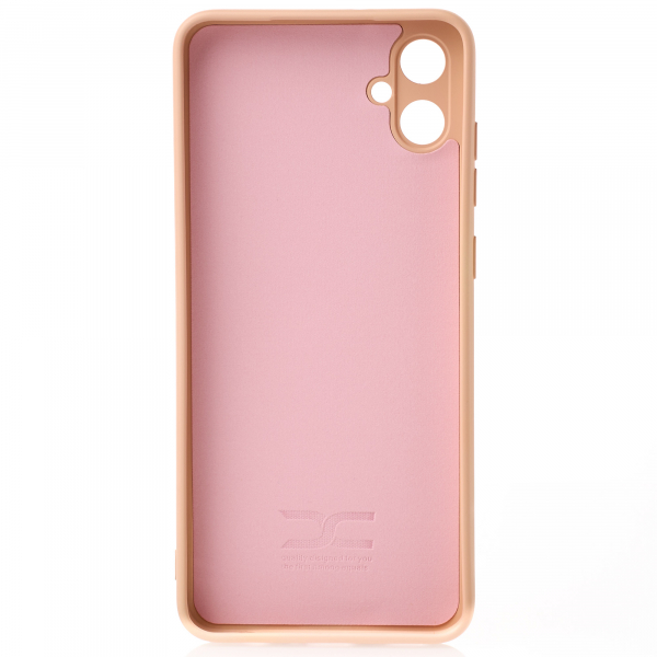 Силиконовый чехол SOFT Silicone Case для Samsung A05/M05 (без лого) пудра