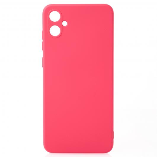 Силиконовый чехол SOFT Silicone Case для Samsung A05/M05 (без лого) малиновый