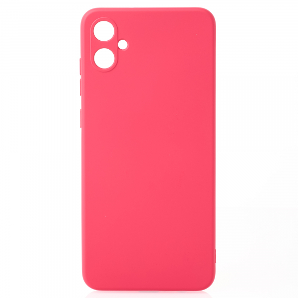Силиконовый чехол SOFT Silicone Case для Samsung A05/M05 (без лого) малиновый