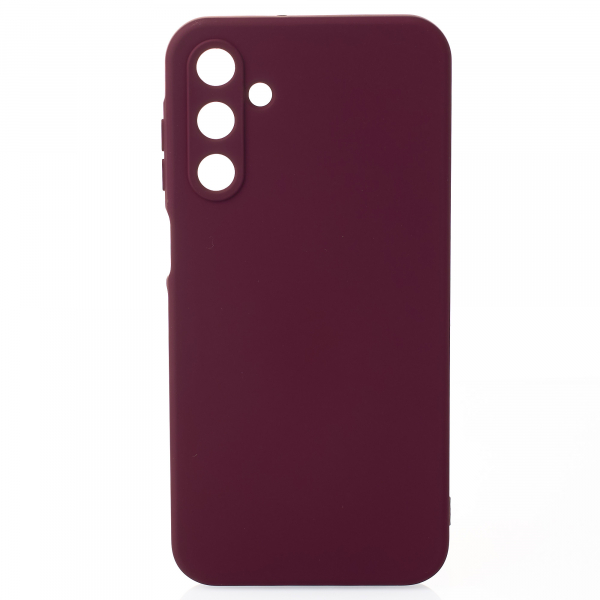 Силиконовый чехол SOFT Silicone Case для Samsung A15 (без лого) бордовый
