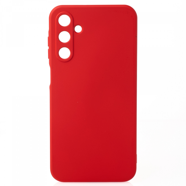 Силиконовый чехол SOFT Silicone Case для Samsung A15 (без лого) красный