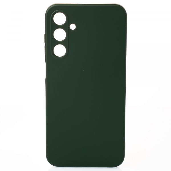Силиконовый чехол SOFT Silicone Case для Samsung A15 (без лого) темно-зеленый