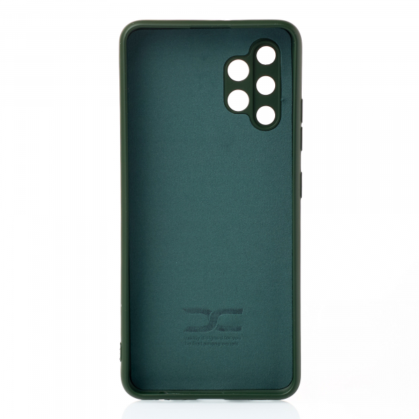 Силиконовый чехол SOFT Silicone Case для Samsung A32 4G (без лого) темно-зеленый