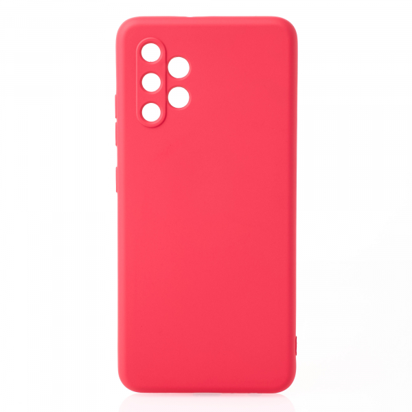 Силиконовый чехол SOFT Silicone Case для Samsung A32 4G (без лого) малиновый