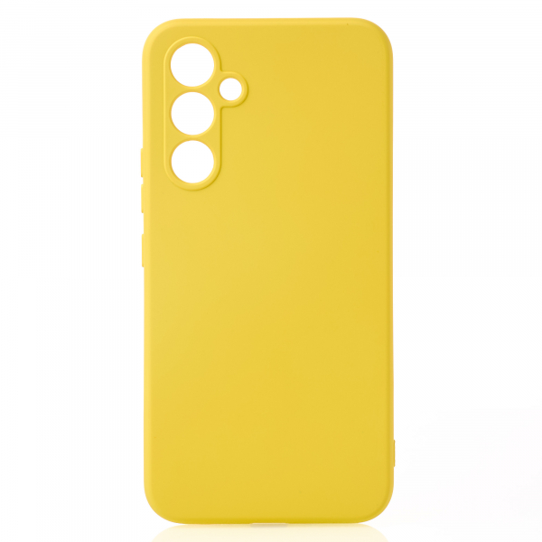Силиконовый чехол SOFT Silicone Case для Samsung A54 5G (без лого) лимонный