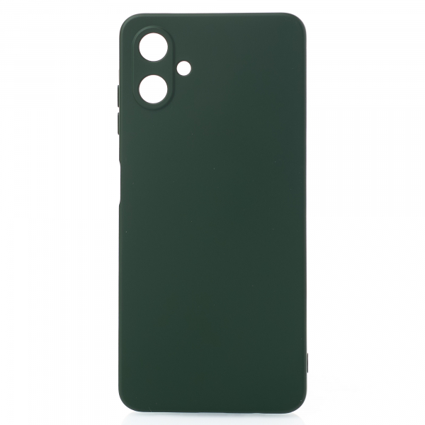 Силиконовый чехол SOFT Silicone Case для Samsung A06 (без лого) темно-зеленый