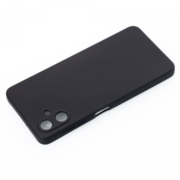Силиконовый чехол SOFT Silicone Case для Samsung A06 (без лого) черный