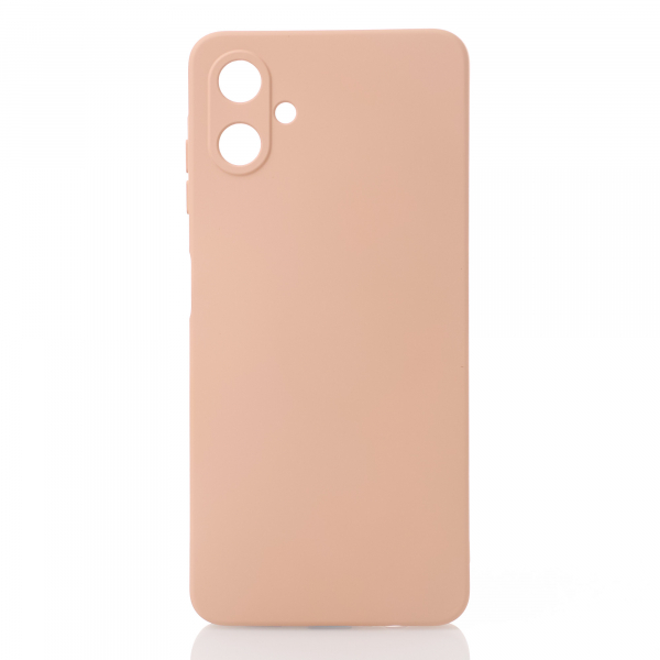 Силиконовый чехол SOFT Silicone Case для Samsung A06 (без лого) пудра