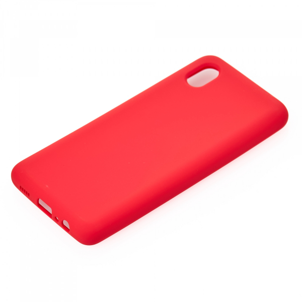 Силиконовый чехол SOFT Silicone Case для Samsung A01 Core/M01 Core (без лого) красный