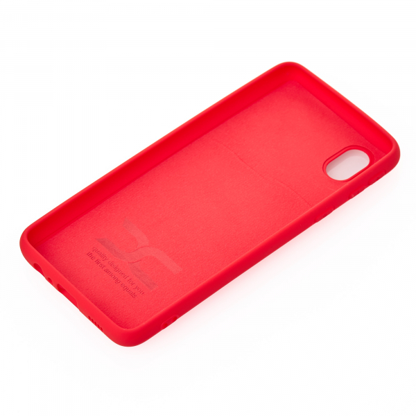 Силиконовый чехол SOFT Silicone Case для Samsung A01 Core/M01 Core (без лого) красный