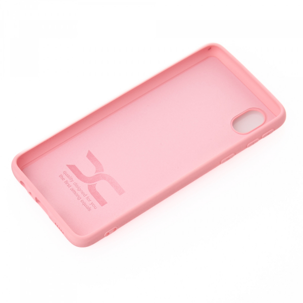 Силиконовый чехол SOFT Silicone Case для Samsung A01 Core/M01 Core (без лого) розовый