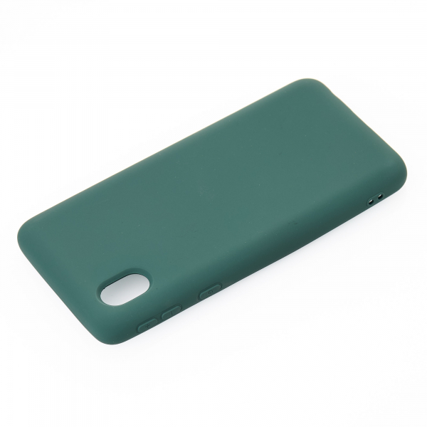 Силиконовый чехол SOFT Silicone Case для Samsung A01 Core/M01 Core (без лого) темно-зеленый