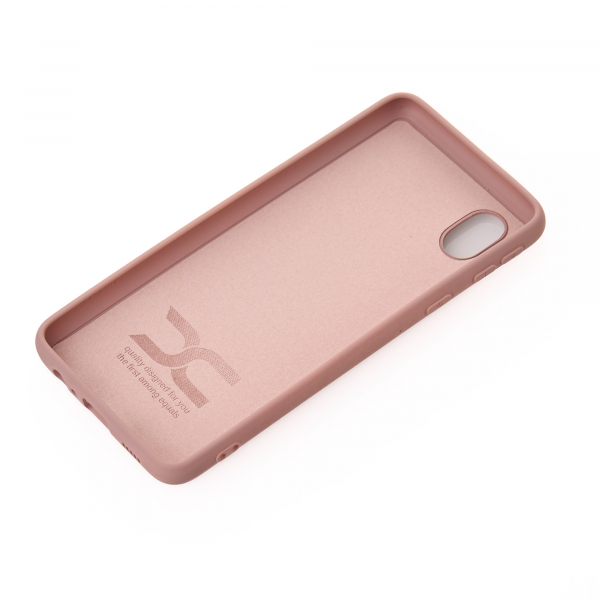 Силиконовый чехол SOFT Silicone Case для Samsung A01 Core/M01 Core (без лого) персик