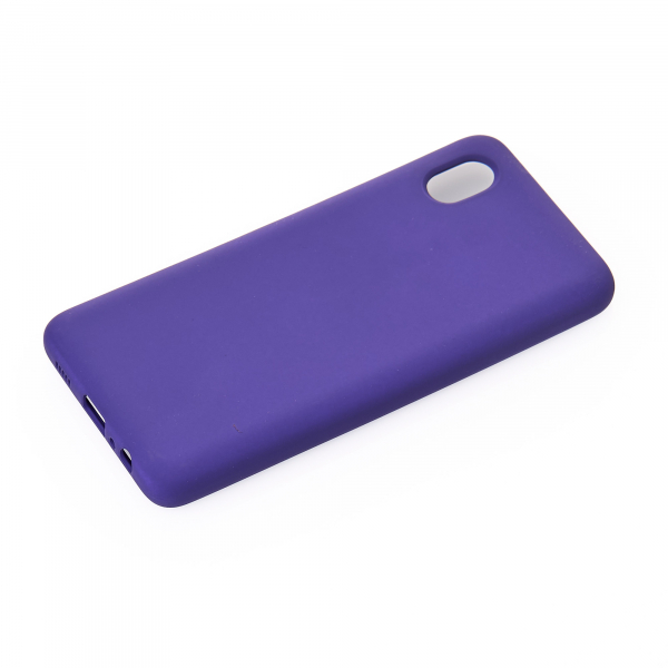 Силиконовый чехол SOFT Silicone Case для Samsung A01 Core/M01 Core (без лого) фиолетовый