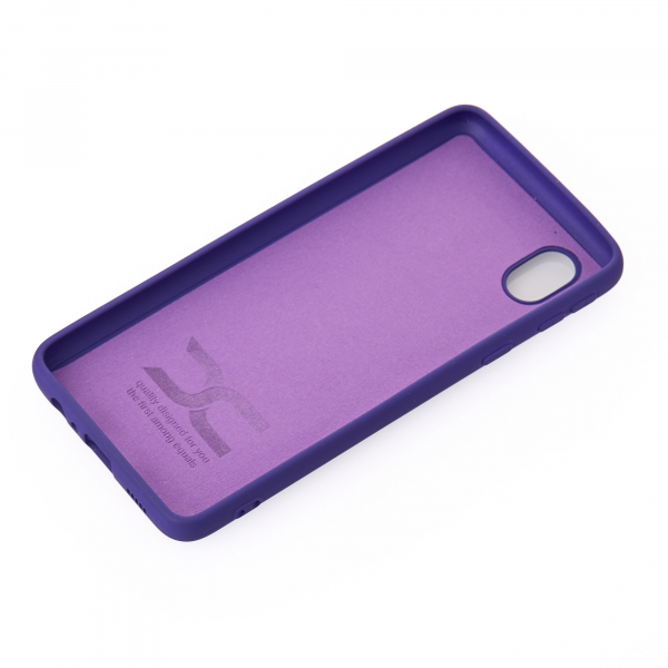 Силиконовый чехол SOFT Silicone Case для Samsung A01 Core/M01 Core (без лого) фиолетовый