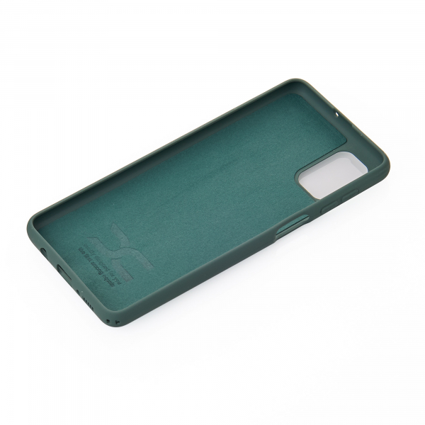 Силиконовый чехол SOFT Silicone Case для Samsung M51 (без лого) темно-зеленый