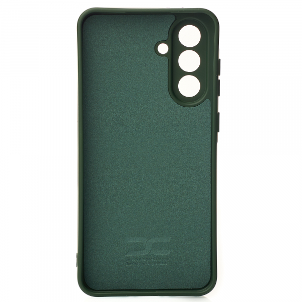 Силиконовый чехол SOFT Silicone Case для Samsung A56 (без лого) темно-зеленый