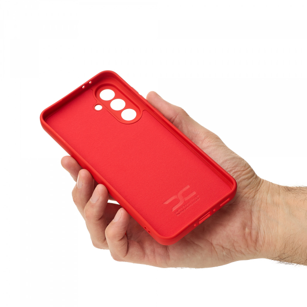 Силиконовый чехол SOFT Silicone Case для Samsung A56 (без лого) красный