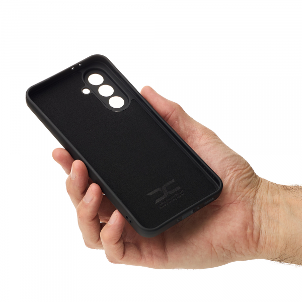 Силиконовый чехол SOFT Silicone Case для Samsung A56 (без лого) черный