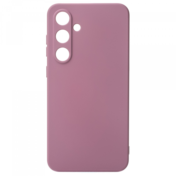 Силиконовый чехол SOFT Silicone Case для Samsung S24 FE (без лого) лаванда