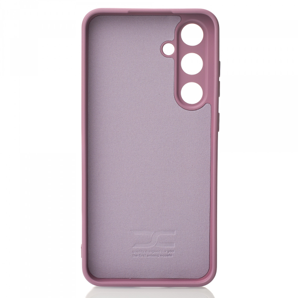 Силиконовый чехол SOFT Silicone Case для Samsung S24 FE (без лого) лаванда
