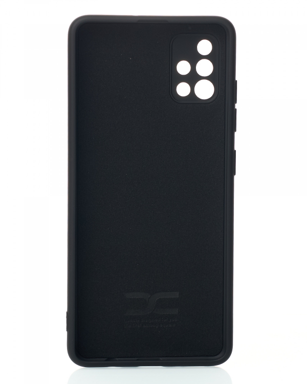 Силиконовый чехол SOFT Silicone Case для Samsung A51 (без лого) черный