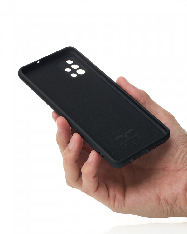 Силиконовый чехол SOFT Silicone Case для Samsung A51 (без лого) черный