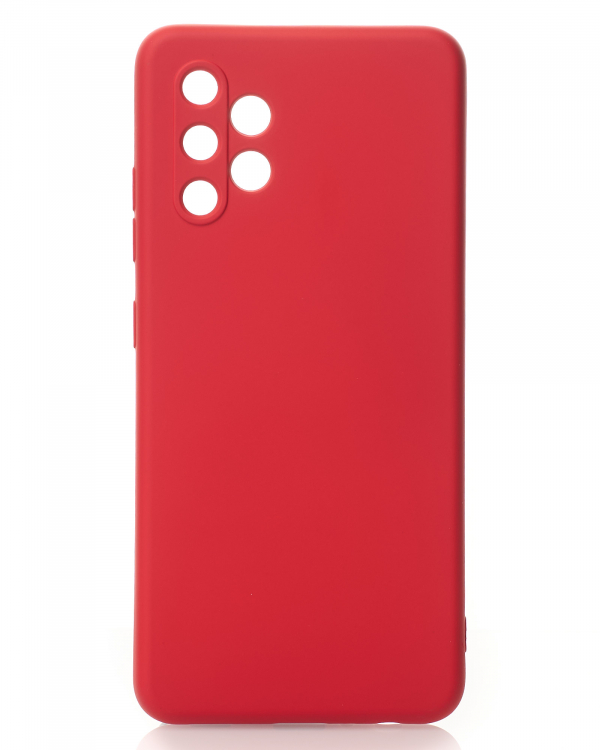 Силиконовый чехол SOFT Silicone Case для Samsung A32 4G (без лого) красный