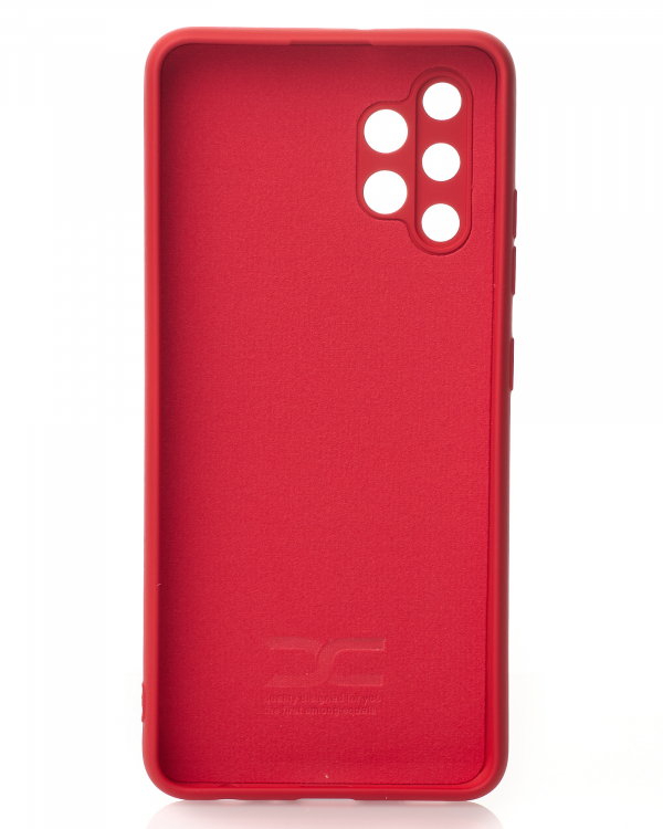 Силиконовый чехол SOFT Silicone Case для Samsung A32 4G (без лого) красный