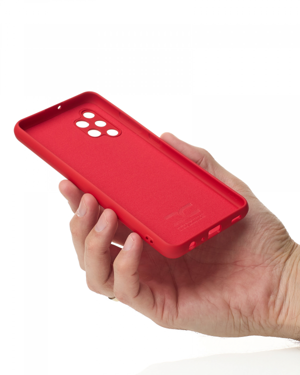 Силиконовый чехол SOFT Silicone Case для Samsung A32 4G (без лого) красный